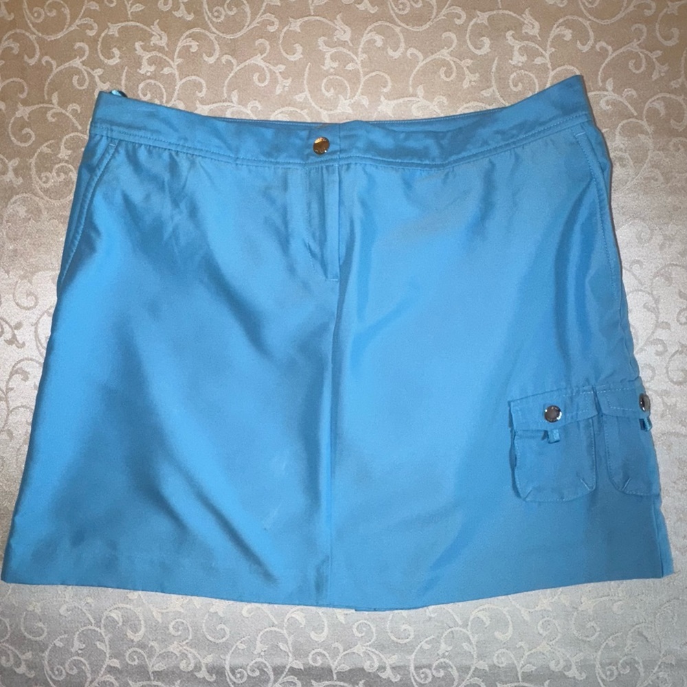 Blue Izod Cool FX Golf Skirt Shorts - Picture 9 of 13